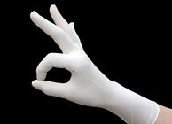 Поверхность защитного медицинского стерильного латекса перчаток рассмотрения материальная микро- текстурированная поставщик