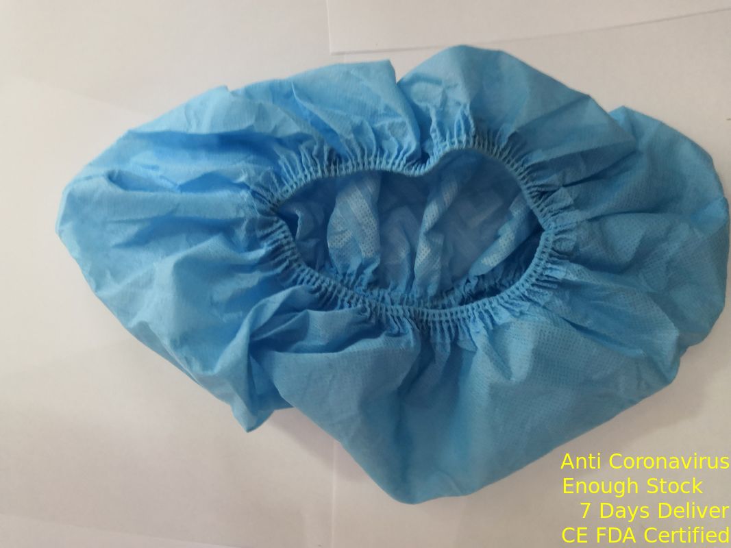 Крышки хирургического ботинка доказательства пыли устранимые, свет - голубые устранимые крышки ноги поставщик