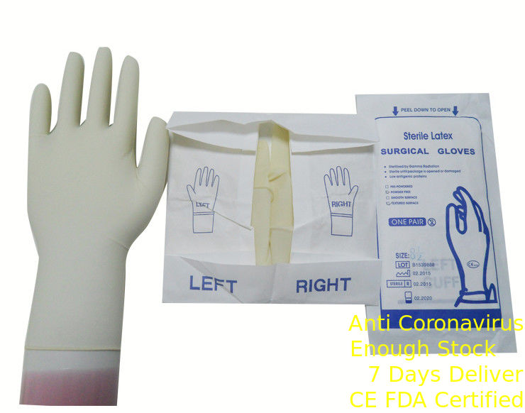 Текстура грубой поверхности удобных хирургических стерильных перчаток защитная микро- поставщик