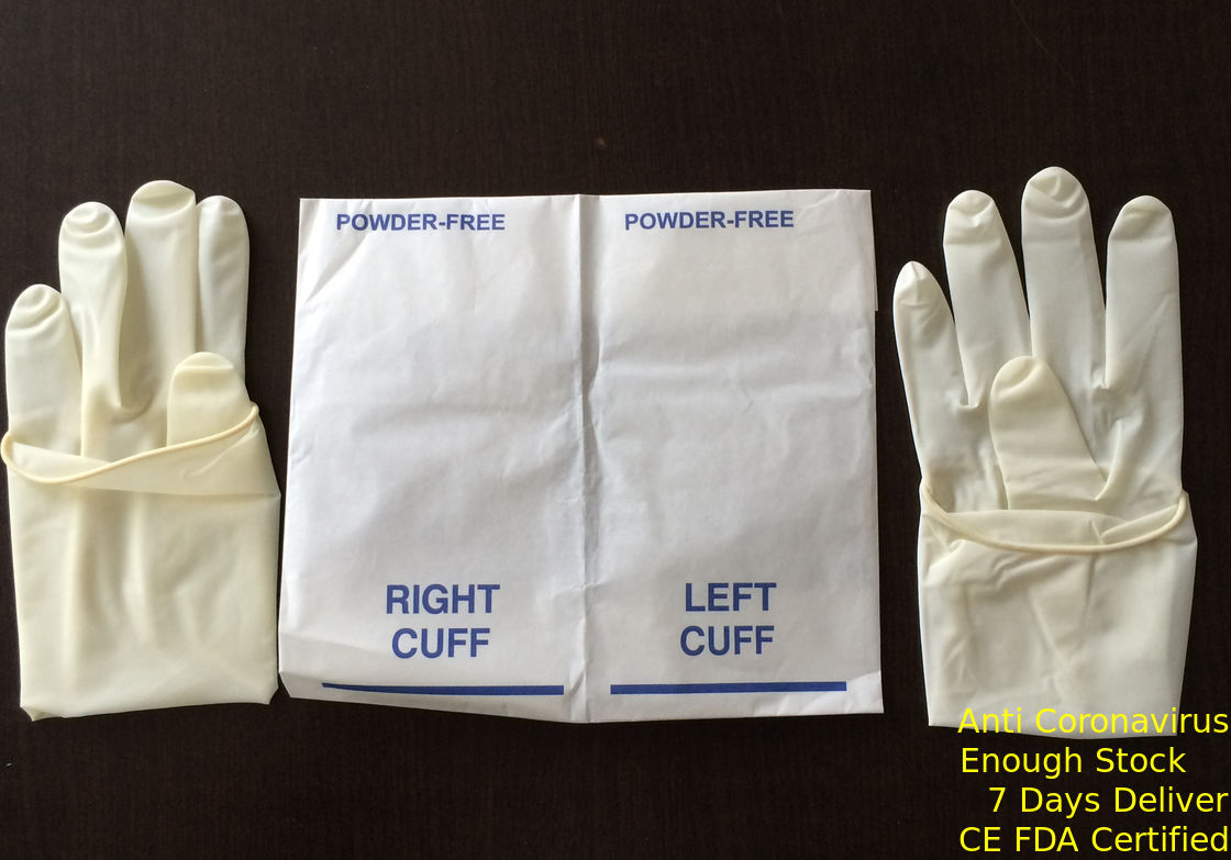 Латекса перчаток порошка прочность на растяжение свободного устранимого хирургического стерильного высокая поставщик