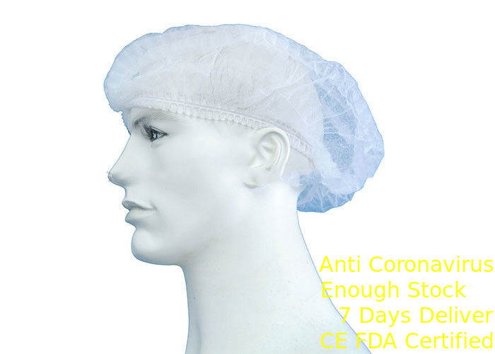 Не сплетенная материальная устранимая толщина 10гсм сетей волос крышки хирурга облегченная поставщик